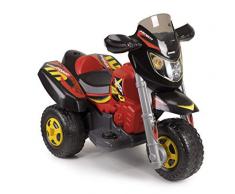 FEBER Trimoto Red Racer - Moto électrique à 3 roues pour enfants de 3 à 7 ans, 6v, Rouge (Famosa 800012227)