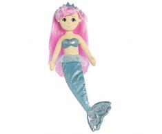 Aurora - 33206 - Peluche - Cristal la Sirène des Mers Scintillantes - Taille L