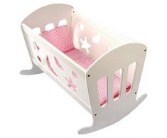 Bino - 83699 - Berceau de poupée avec parure de lit