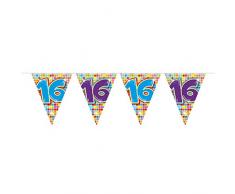 Folat Neu Guirlande Birthday Blocks 16, 6 m, 1 STK.