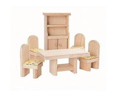 Plan Toys - Jouet en bois - Salle à manger, décor naturel