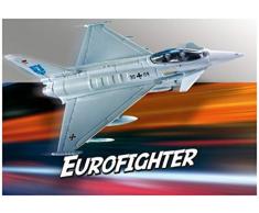 Revell Build & Play 06452 Avion à Construire Eurofighter Typhoon, échelle 1/100 Maquette, Gris