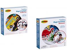 Edushape - 547002/547009 - Bain Rigolo - Le Circuit/Les Dinosaures (lot de 2)