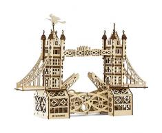 Gigamic- Tower Bridge Maquette 3D Mobile en Bois, PWTO,