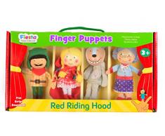 Fiesta Crafts - T-2376 - Collections Marionnettes À Doigt - Coffret - Chaperon Rouge