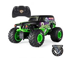 Monster Jam - 6045003 - Jouet enfant - RC Grave Digger - Véhicule échelle 1:15 - Jouet enfant - Voiture radiocommandée - Voiture officielle