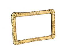 Smiffys 50888 Cadre Photo gonflable Mixte Adulte Or Non Revêtu