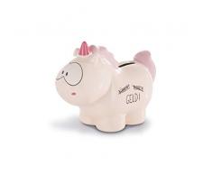 NICI 42501 Theodor Tirelire Licorne Rose 7,5 x 12 x 16,5 cm