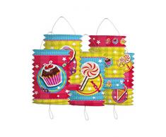 Folat Sweet Birthday à 5 lanternes flottantes en kit, Chambre lanternes comme dekorati