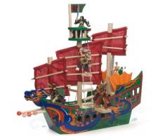 Papo - 41270 - Jouet en Bois - La Jonque Guerrière