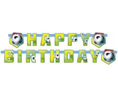 amscan - 552566 - Guirlande Happy Birthday Foot - 180 x 15 cm