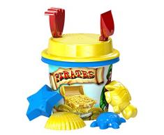 Atosa 12851 – Sable Poubelle, 20 cm, 8 pièces, Multicolore