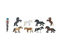 Safari - 681104 - Figurine - Tubo Poneys