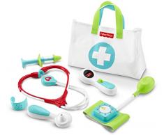 Fisher-Price Malette de Docteur, jouet dimitation pour enfant avec 7 accessoires de jeu, dès 3 ans, DVH14
