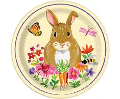 Unique Party- Assiette, 72634, Multicolore