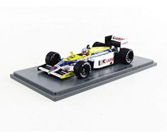 Spark- Voiture Miniature de Collection, S7481, Jaune/Bleu/Blanc