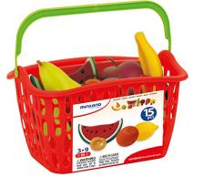 Miniland 30765 Corbeille à Fruits 15 pièces
