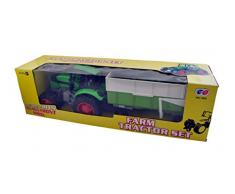 Kiddoo Jeux pour enfants - Tracteur avec Chariot 60 cm