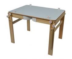 Eichhorn 100002573 Maltafel et Bureau, 2 en 1, Convertible, Bois/de Table Table en Bois