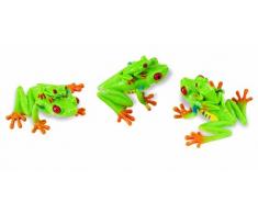 Toob Safari Incredible créatures œil Rouge Arbre Grenouilles en Poubelle Miniature (72, Multicolore)