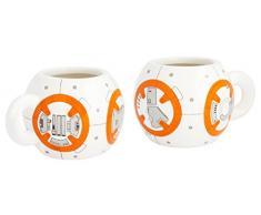 Star Wars 21827 – BB-8 Set : 2 Tasses à Expresso en céramique dans Un Emballage Cadeau, 8 x 8 x 10 cm