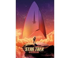 STAR TREK G874035 Discovery Poster Sky Badge Multicolore