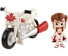 Disney Pixar Toy Story 4, Mini-Figurine Duke Caboom et sa Moto, Jouet Miniature pour Enfant, GCY50