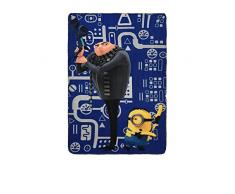 Suncity- Minions Couverture Polaire 100 x 150 cm, Multicolore (HQ4342)