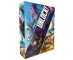 Asmodee Italie Unlock Mystery Adventures Jeu de Table, Bleu, scunl02it