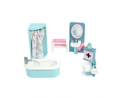 Papo - 15060 - Jouet en Bois - La Salle De Bain De Rose