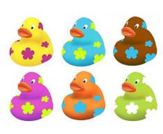 Escabbo- Jouet de Bain, EZ140533, Rose, Bleu, Vert,Orange