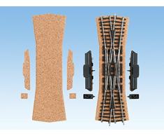 Noch 50426 en liège Track Lit Crossing Aiguillage Paysage modelage