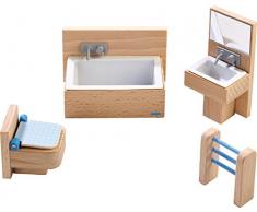 HABA- Little Friends Meubles pour Maison de Poupée Salle de Bain, 303011