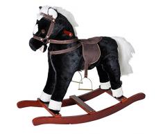Knorrtoys 40501 Blacky Cheval à Bascule avec Son