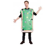 Bristol Novelty Af022 Costume Table de Billard Fantaisie, Taille Unique, Multicolore