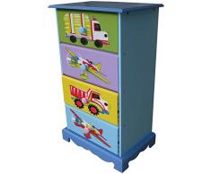 Liberty House Toys 4 tiroirs Meuble de Rangement Transport