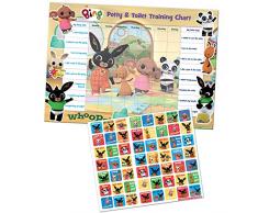 Paper Projects 01.70.30.014 Tableau de récompenses et Autocollants Bing Potty & Training