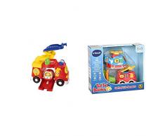 VTech - 151315 - Véhicule Miniature - Tut Tut Bolides - Mon Super Camion De Pompiers & Tut Tut Bolides - 80-205805 - Coffret Trio Pompiers : Leo + Gaetan + Barnabe - Modèle aléatoire