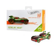 Hot Wheels id voiture Howlin’ Heat avec puce NFC intégrée, identification unique, échelle 1/64, jouet pour enfant, 8 ans et plus, FXB08