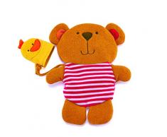 Hape Hap-e0200 Teddy et de Canard de Bain Gant de Toilette Ensemble