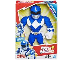 Power Rangers Playskool Super Hero Adventures Mega Mighties - Figurine Ranger Bleu - 25 cm