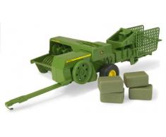 Tomy John Deere - 45220M6 - Véhicule Miniature - Presse à Balles Carrées John Deere 348