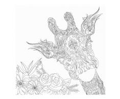 HONSELL 12101 Cadre Photo 30 x 30 cm Motif Préimprimé Peinture Acrylique, Aquarelle et Feutrine Blanc