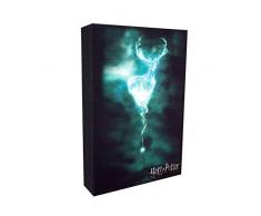 Paladone Toile Harry Potter avec Patronus illuminé - Décoration murale - Version Anglaise