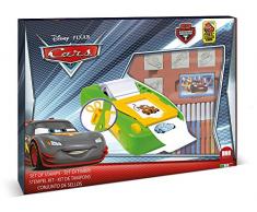 Multiprint - 8823 - Loisirs Creatif - Coffret Sticker Machine + 7 Tampons - Cars