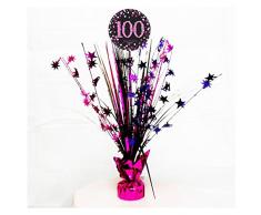 Amscan International 9901765 Rose 45 cm Celebration 100ème Table Vaporisateur