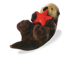 Aurora Flopsies 31029 Peluche Douce Cali la Loutre Marron 30,5 cm