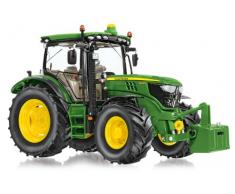 Siku/Wiking - 7318 - Véhicule Miniature - Modèle À LÉchelle - Tracteur John Deere 6125R - Métal - Echelle 1/32