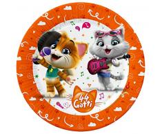 Ciao 33706 Assiettes diam 20, multicolore