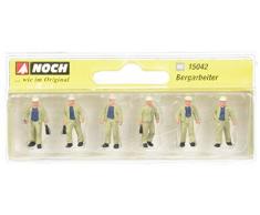 Noch - 15042 - Modélisme Ferroviaire - Mineurs - 6 Figurines